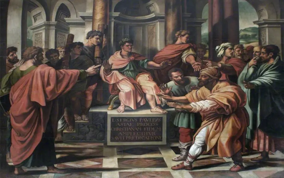 Elymas, by Raphael