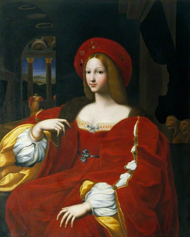 Giovanna of Aragon (1478–1518), by Raphael, oil