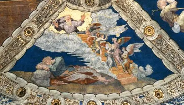 Jacob's dream of the ladder to heaven, by Raphael