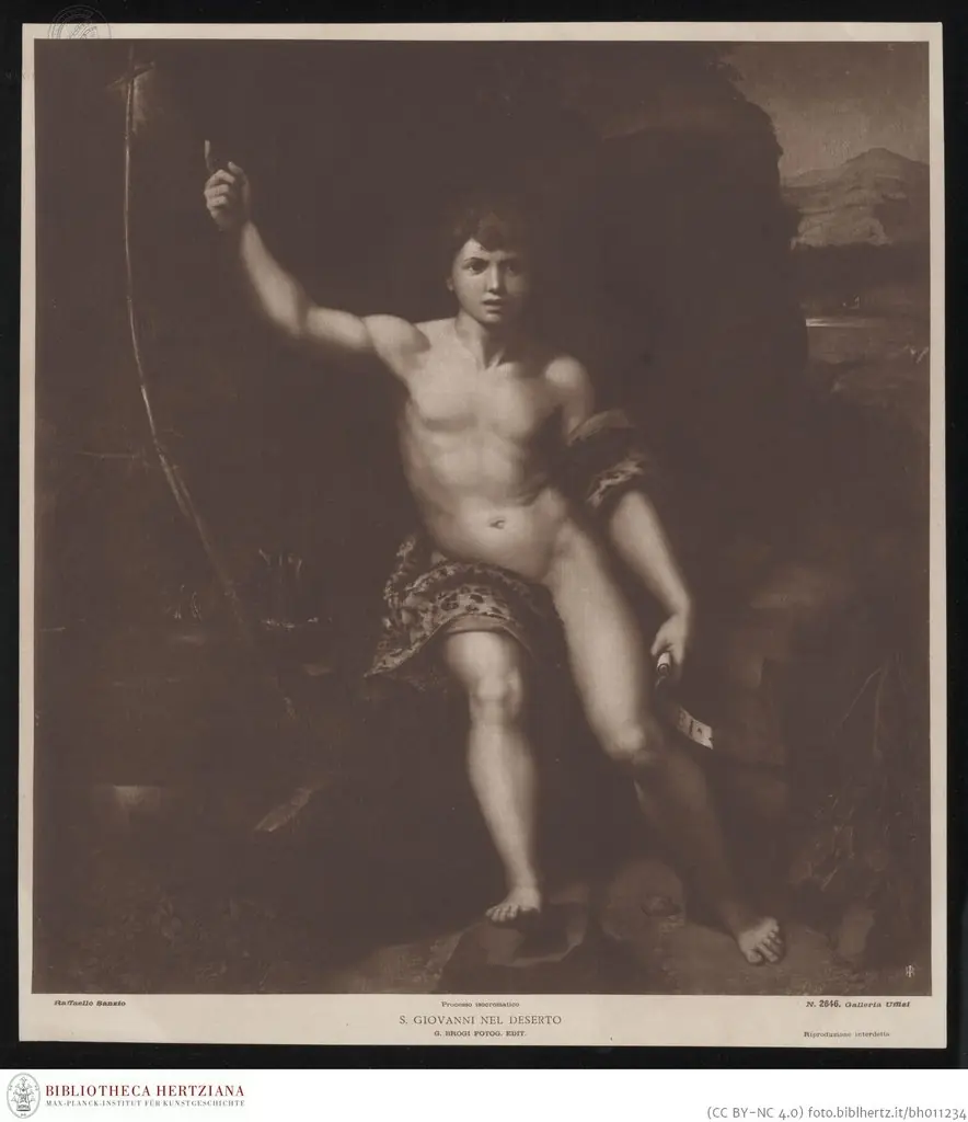 John the Baptist in the wilderness, by Raphael