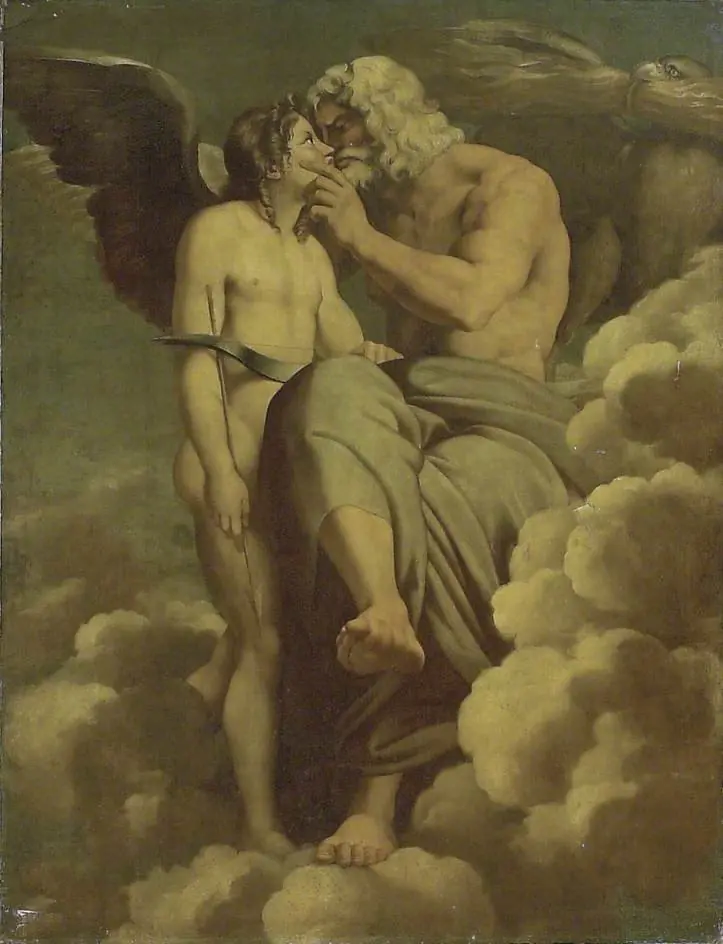 Jupiter and Cupid, by Raphael