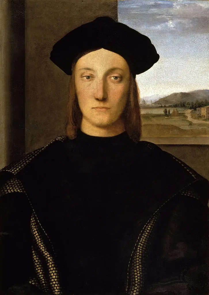 Portrait of Guidobaldo da Montefeltro, by Raphael