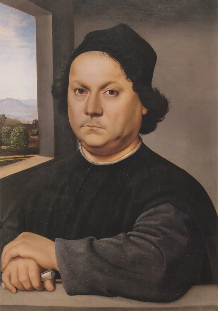Portrait of Perugino, by Raphael