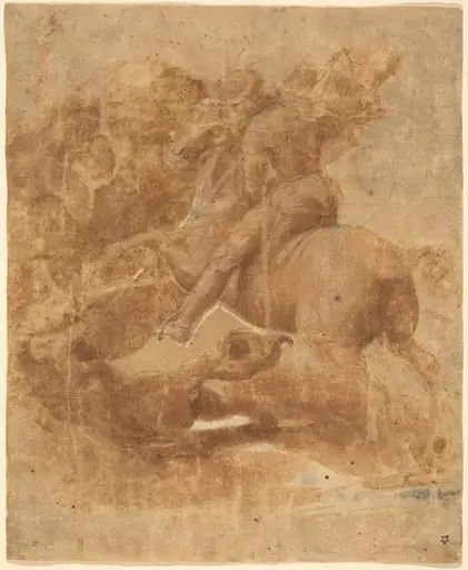 Saint George and the Dragon, by Raphael