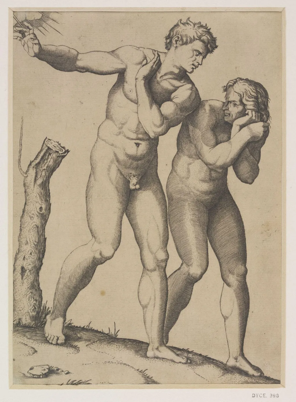 The Expulsion of Adam and Eve from Paradise, by Raphael, 1490