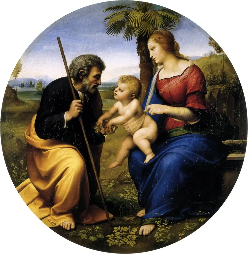 The Holy Family With a Palm Tree, by Raphael
