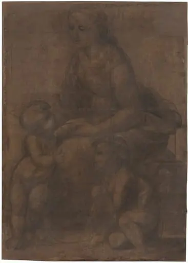 The Madonna and Child with Saint John the Baptist, by Raphael