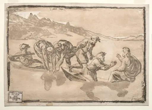 The Miraculous Draught of Fishes, by Raphael