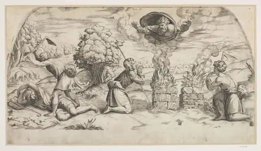 The Sacrifice of Cain and Abel, by Raphael