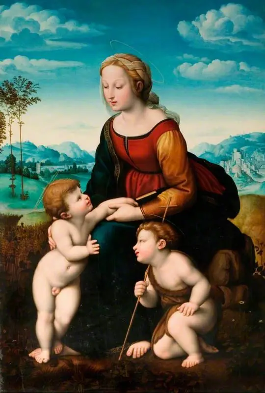 The Virgin and Child with Saint John, by Raphael