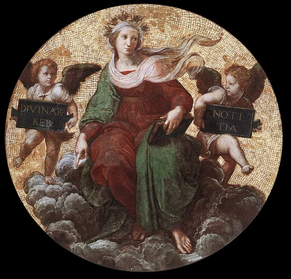 Theology, by Raphael, fresco, 1508