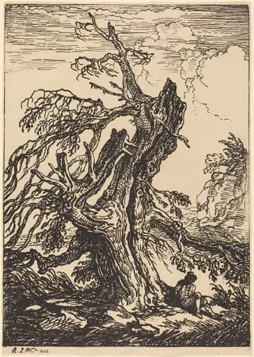 Study of a Tree, by Raphael Lamar West