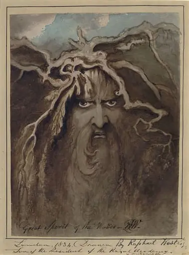 The Great Spirit of the Woods, by Raphael Lamar West