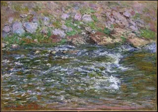 Rapids on the Petite Creuse at Fresselines, by Claude Monet