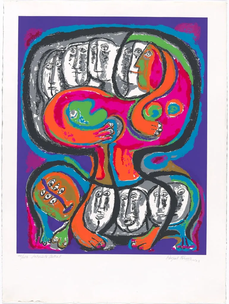 Untitled, by Raquel Forner, ink, 1973