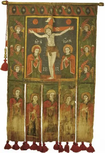Răstignirea lui Iisus/Maica Domnului cu Pruncul
