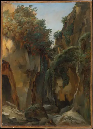 Ravine at Sorrento, by Édouard Bertin