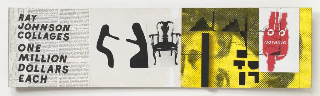 Untitled, by Ray Johnson, gouache, 1994