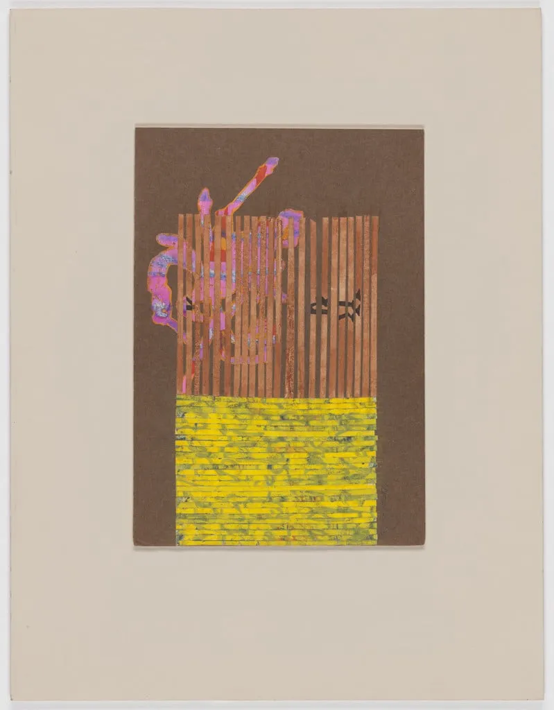 Untitled, by Ray Johnson, paint, 1959