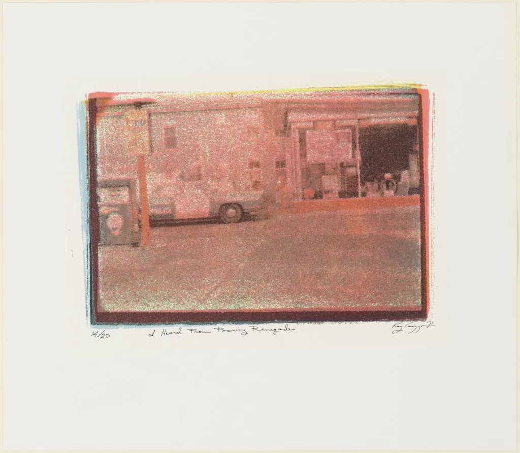 Untitled, by Ray Lauzzana, ink, 1971