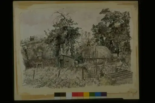 Cottage Gardens, Dalham, Suffolk, by Raymond Cowern