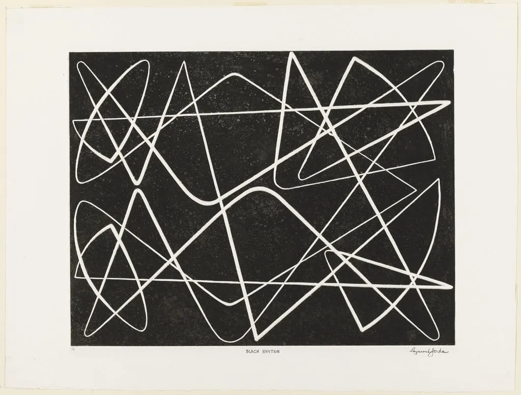 Untitled, by Raymond Jordan, ink, 1949