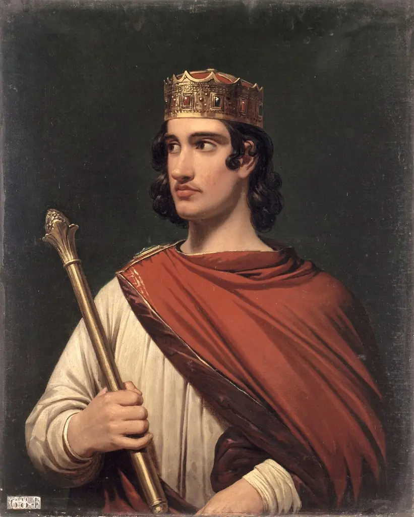 Lothair of France, by Raymond Monvoisin