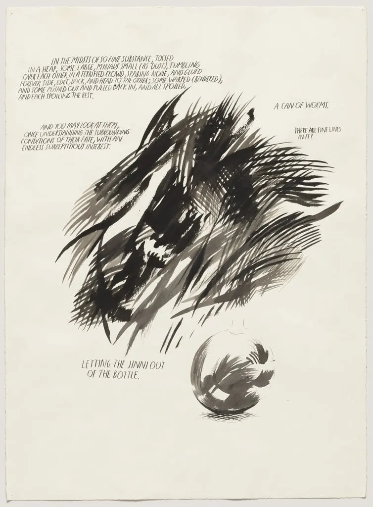 Untitled, by Raymond Pettibon, ink, 1993
