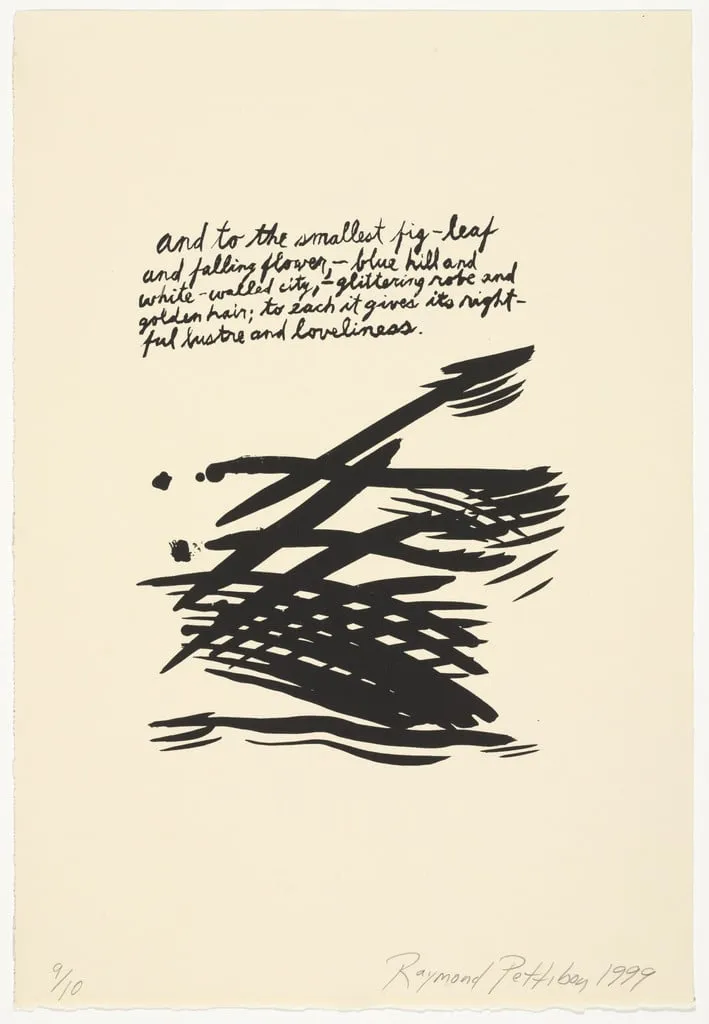 Untitled, by Raymond Pettibon, ink, 1999