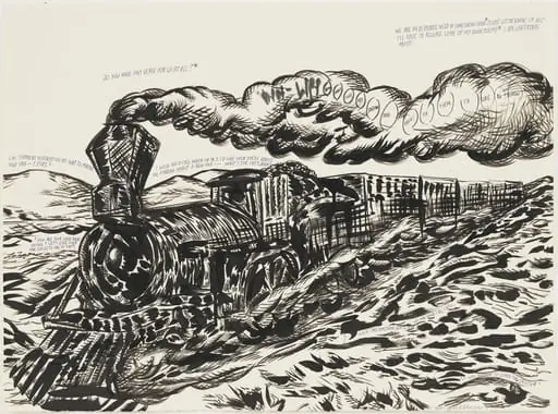 Untitled, by Raymond Pettibon