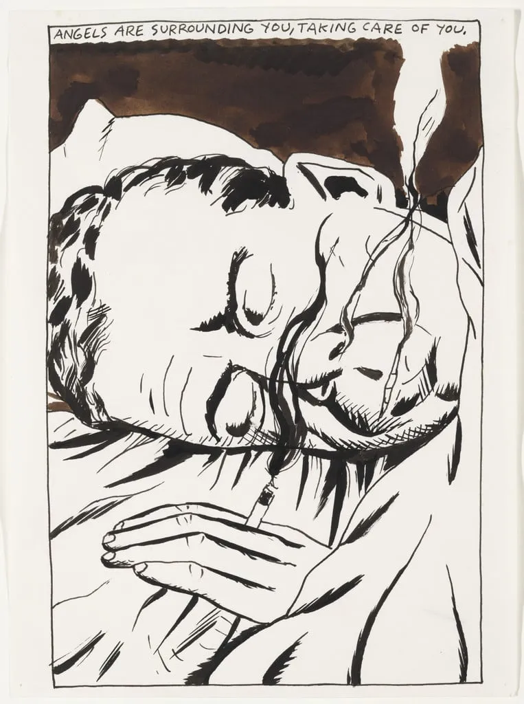 Untitled, by Raymond Pettibon, ink, 1985