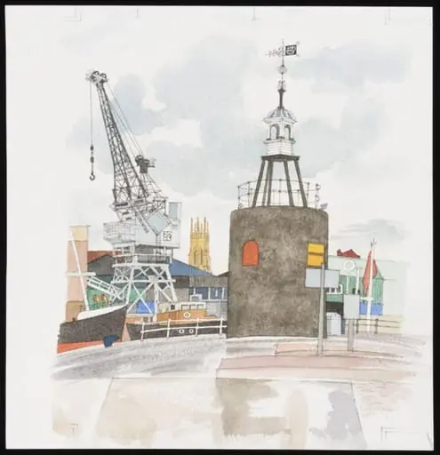 Bristol Docks 1, by Raymond Spurrier