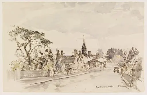 Great Malvern Station, by Raymond Teague Cowern