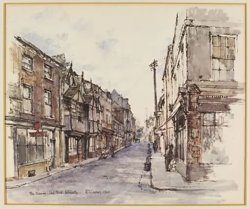 The Deanery, Lich Street, Worcester, by Raymond Teague Cowern