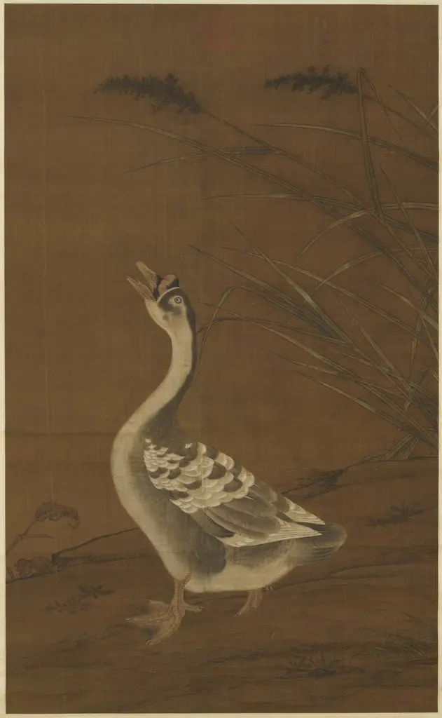 Reeds and Goose