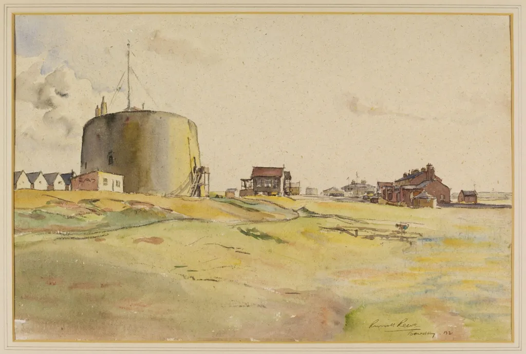 Bawdsey, by Reeve, watercolor, 1931