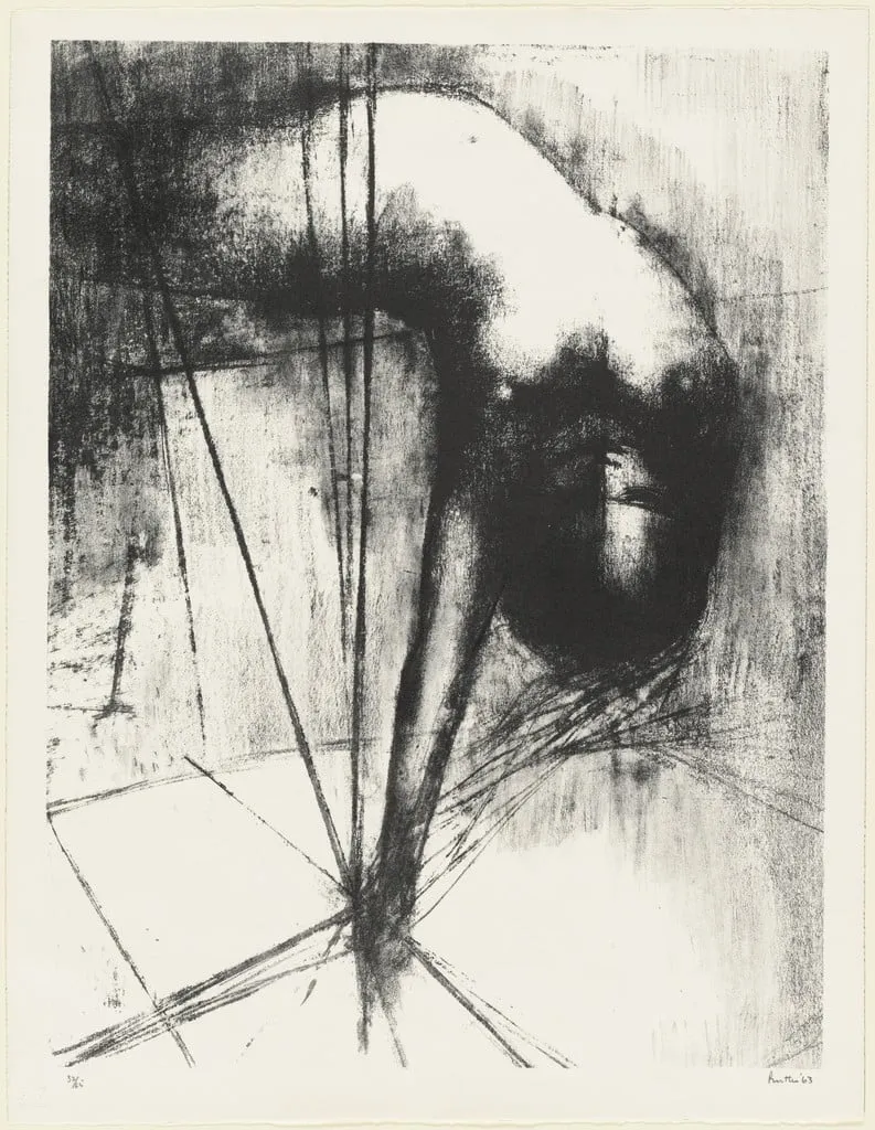 Untitled, by Reg Butler, ink, 1963