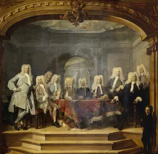 Regents of the Almshouse in 1729, by Cornelis Troost