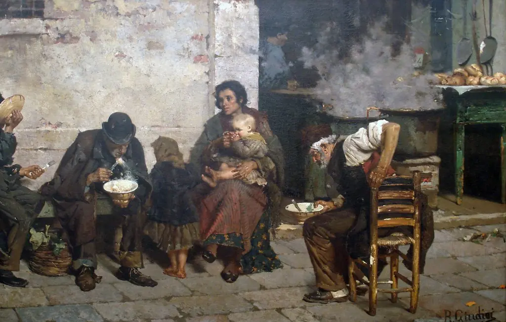 Soup of the poor, by Reinaldo Giudici