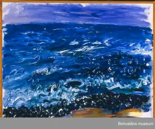Painting, by Reinar Wikström, 1974
