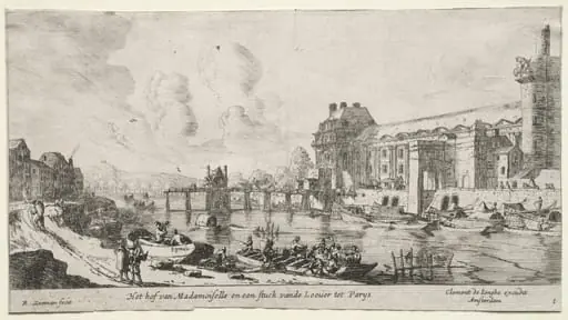 Views of Paris: View of the Louvre and the Tuileries, by Reinier Nooms, called Zeeman