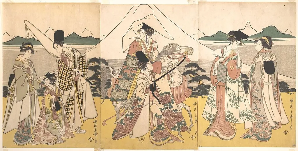 Untitled, by Rekisentei Eiri, ink, 1783