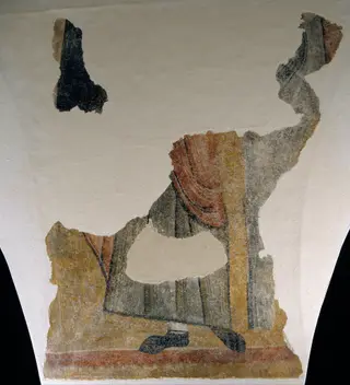 Remains of a saint figure from Boí, by Master of Boí