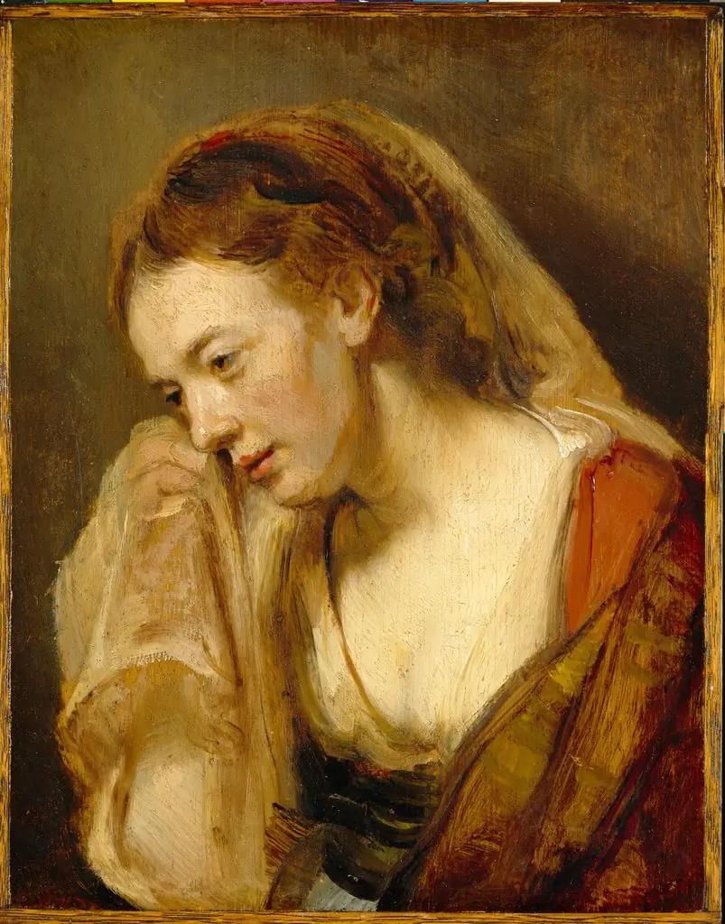 A Weeping Woman, by Rembrandt