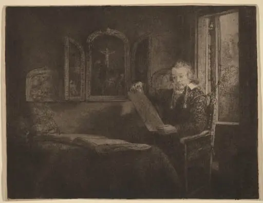 Abraham Francen, by Rembrandt