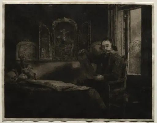 Abraham Francen, Apothecary, by Rembrandt