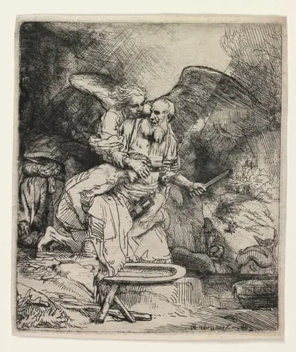 Abraham's Sacrifice, by Rembrandt