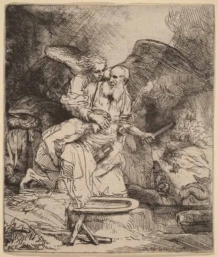 Abraham's Sacrifice, by Rembrandt