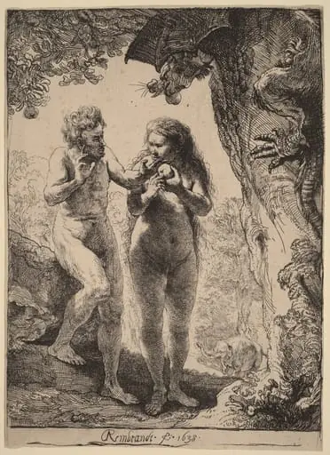 Adam and Eve, by Rembrandt