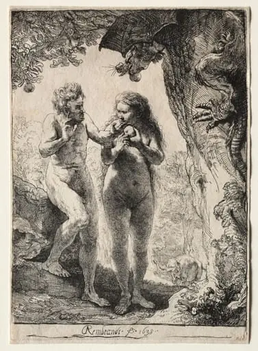 Adam and Eve, by Rembrandt